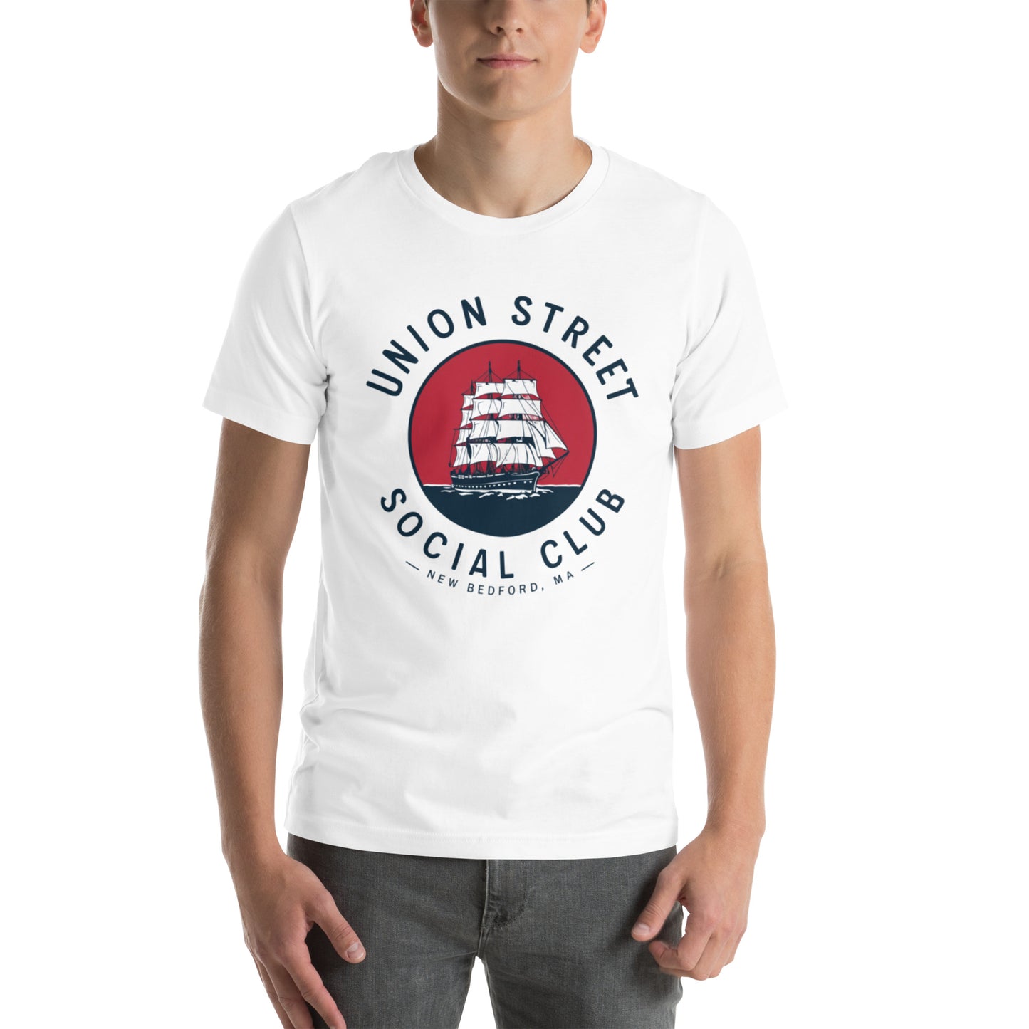 Union Street Social Club New Bedford, MA Clipper Ship tee