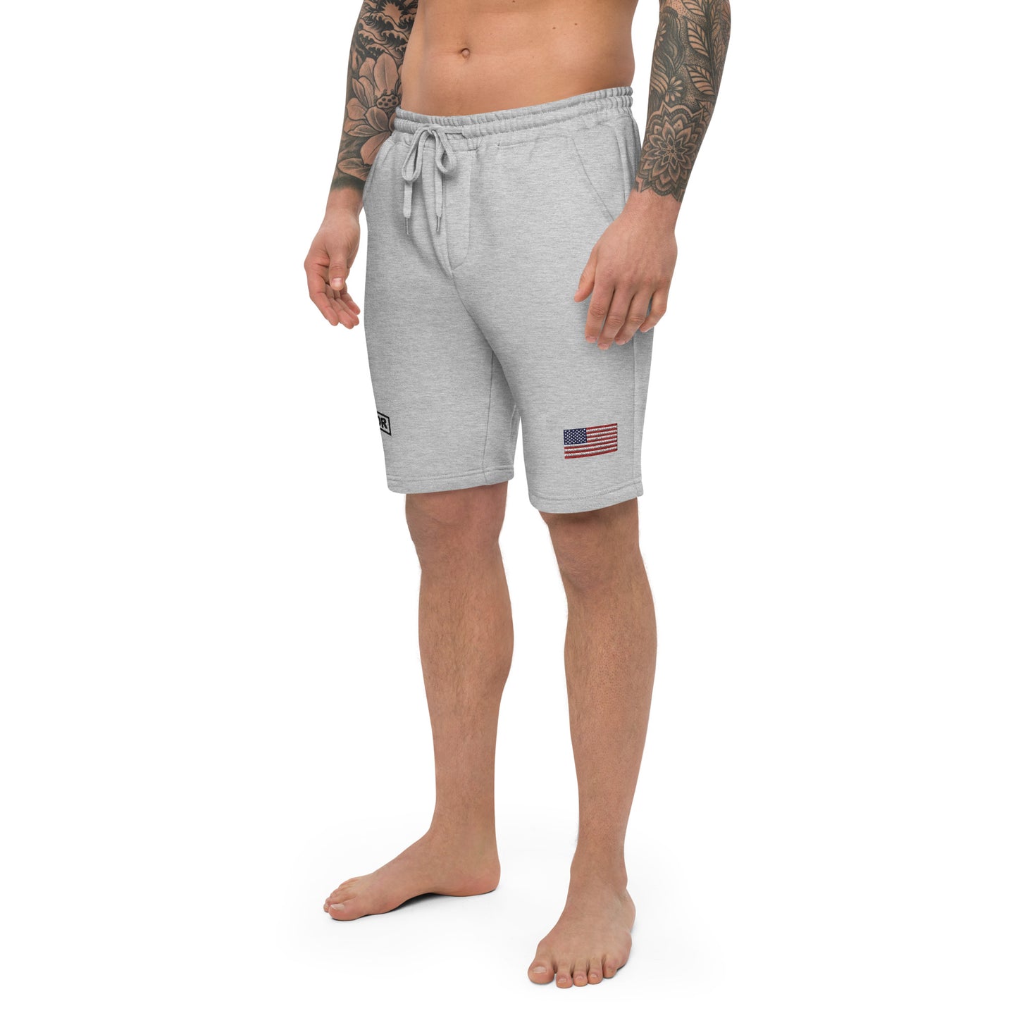 Savior Six Apparel Embroidered Fleece Shorts