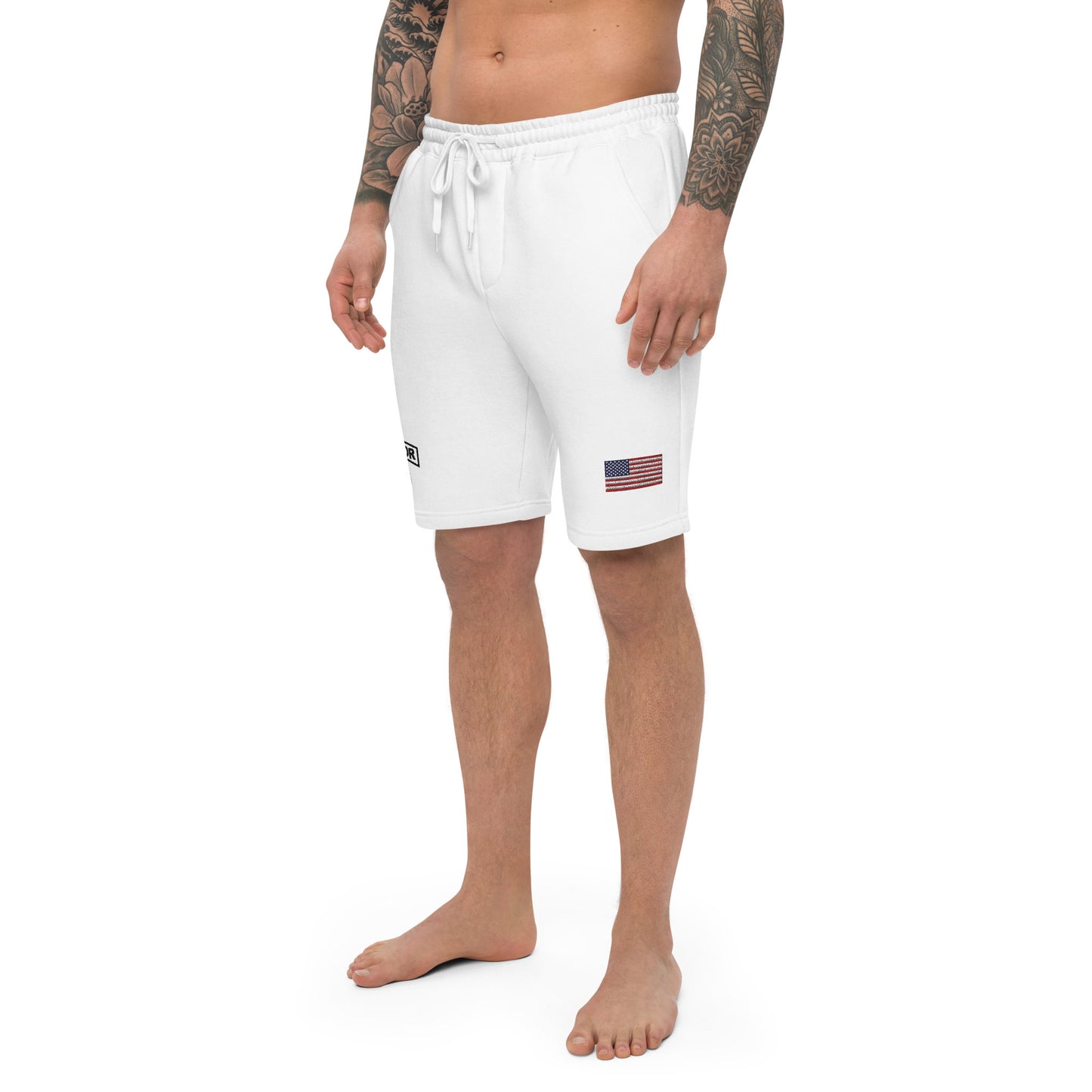 Savior Six Apparel Embroidered Fleece Shorts