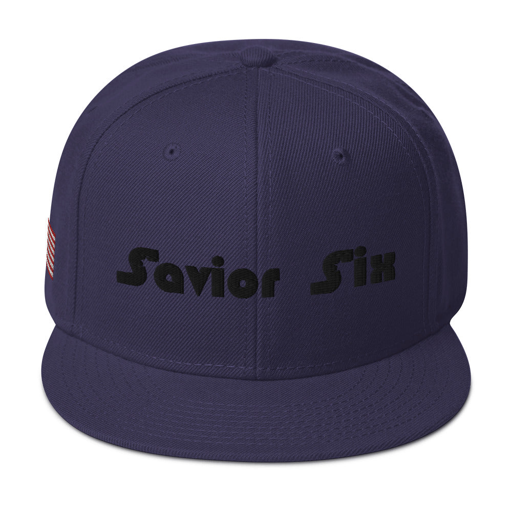Savior Six Apparel Snapback Hat