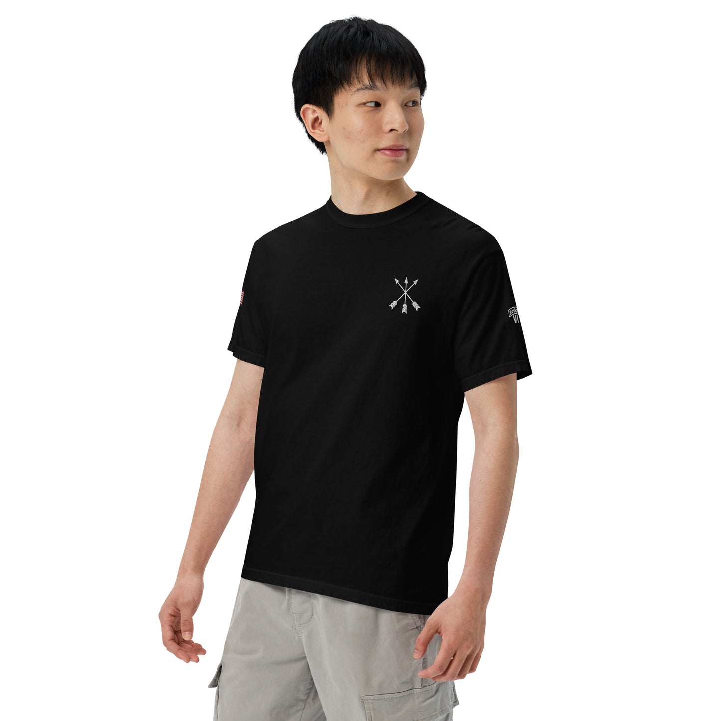 Savior Six Crossed Arrows Embroidered Tee
