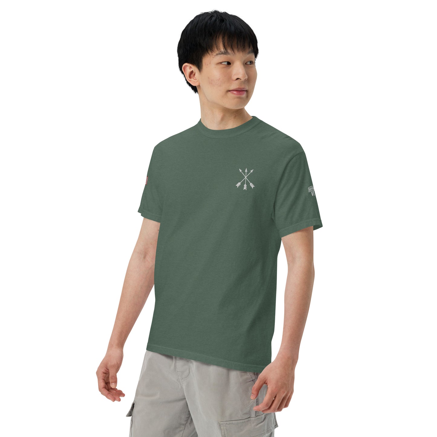 Savior Six Crossed Arrows Embroidered Tee