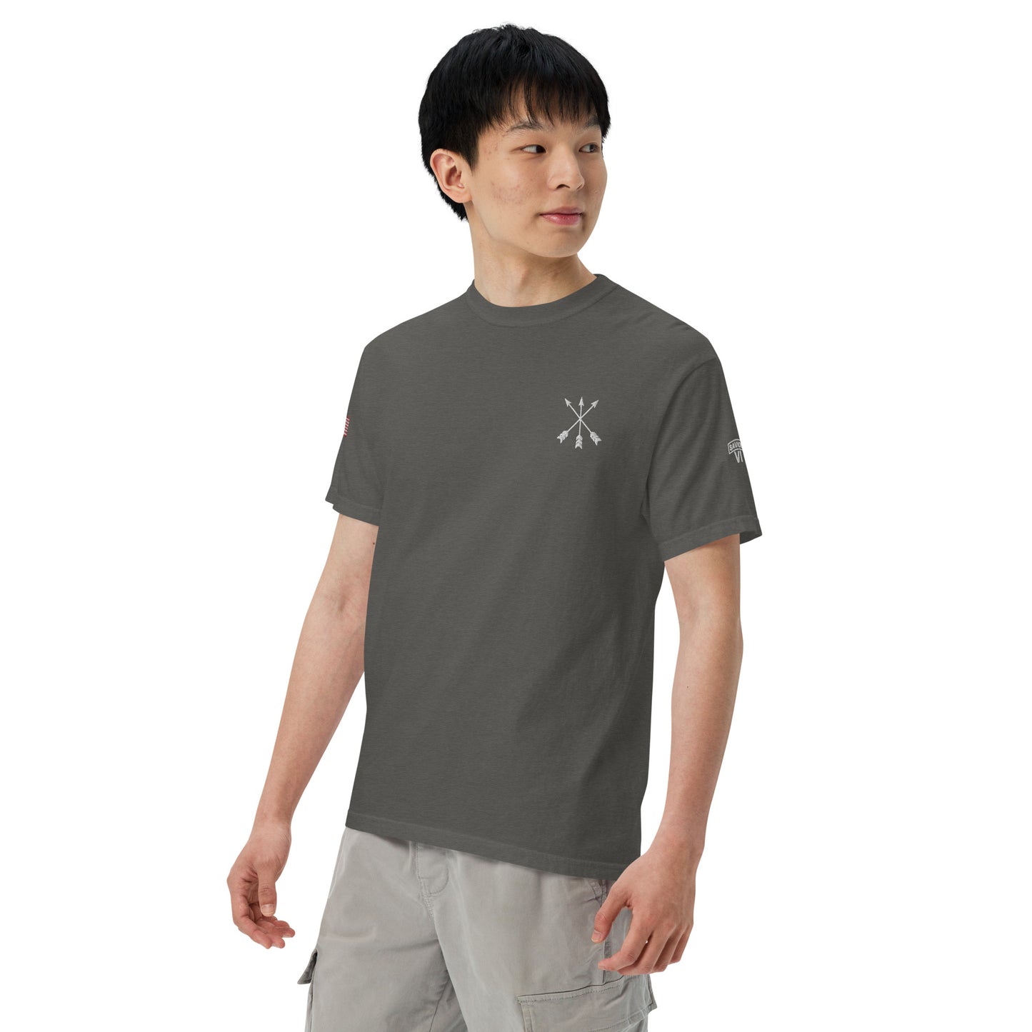 Savior Six Crossed Arrows Embroidered Tee
