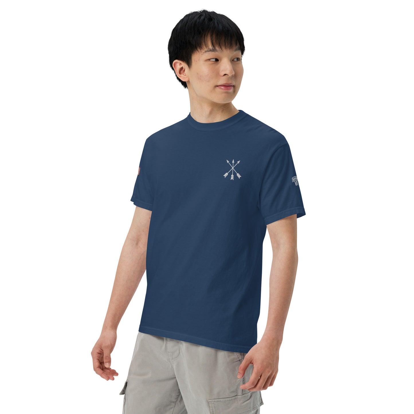 Savior Six Crossed Arrows Embroidered Tee