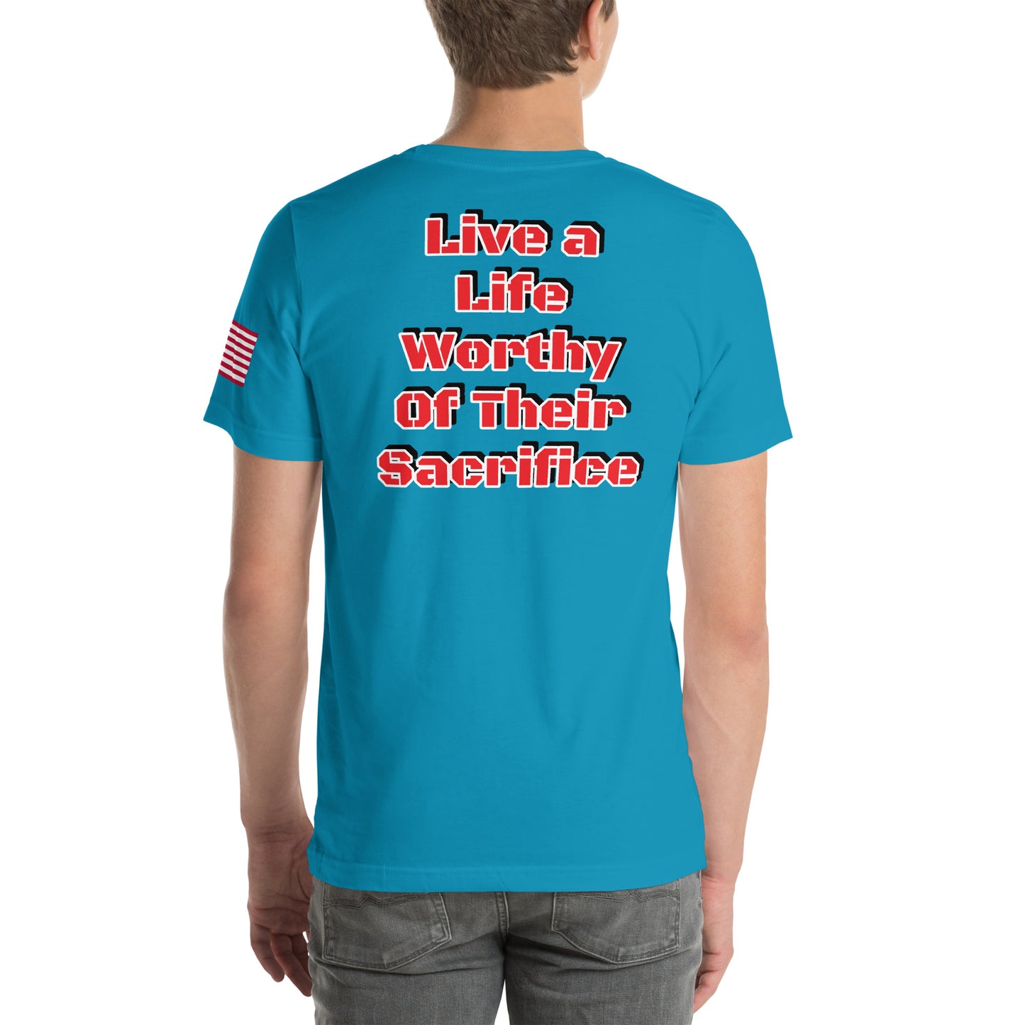 Savior Six Live A Life Worthy of Their Sacrifice Tee