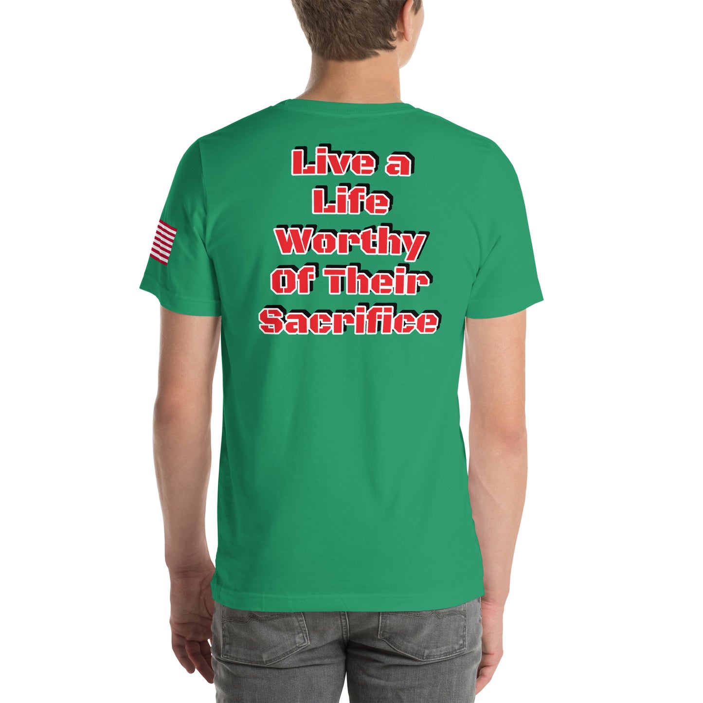 Savior Six Live A Life Worthy of Their Sacrifice Tee