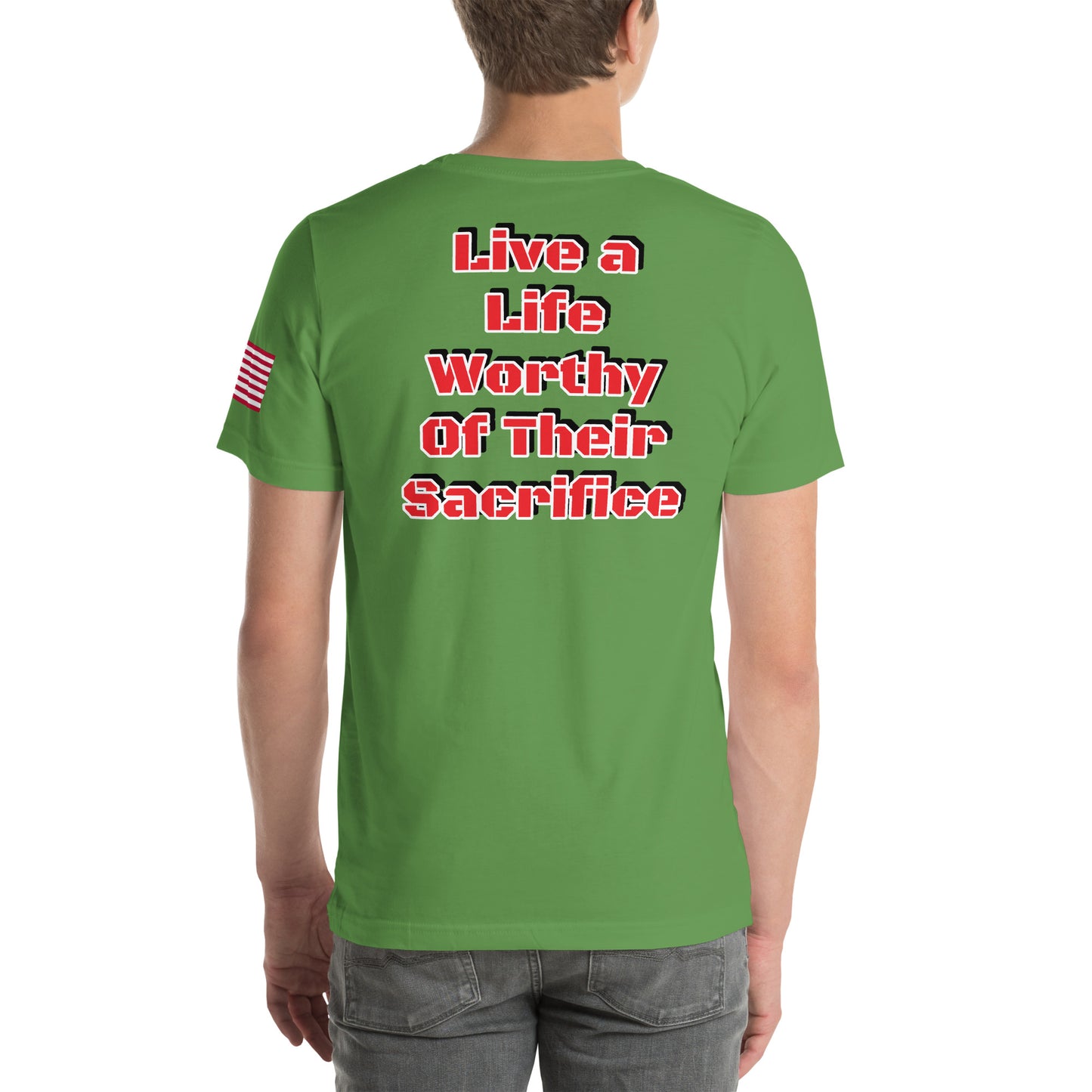 Savior Six Live A Life Worthy of Their Sacrifice Tee