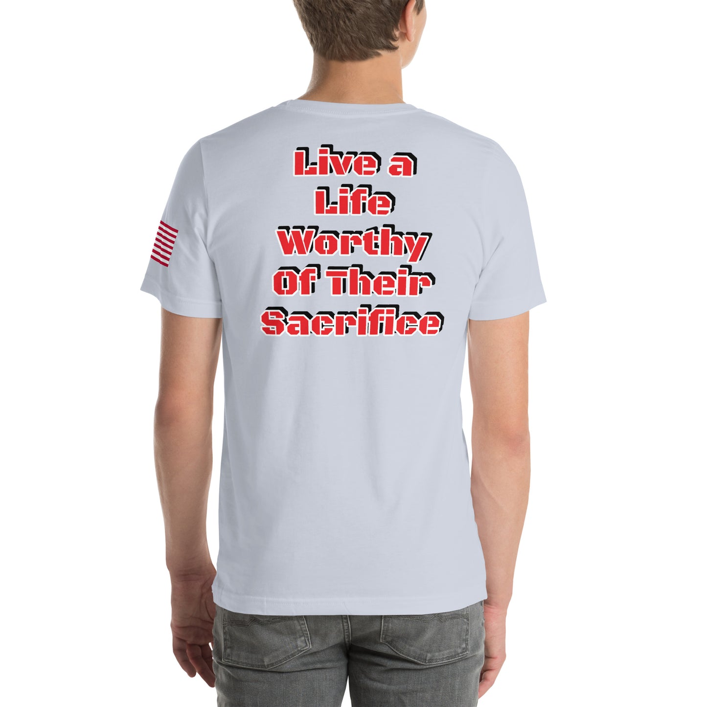 Savior Six Live A Life Worthy of Their Sacrifice Tee
